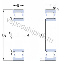 Подшипник роликовый NU 2308 ECJ/C3 SKF
