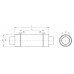 Подшипник линейный LME25-UU TECHNIX