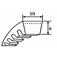 Ремень клиновой ZX 44 Ld=1142 мм SWR