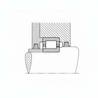 Подшипник роликовый NJ2312-E-XL-TVP2 FAG