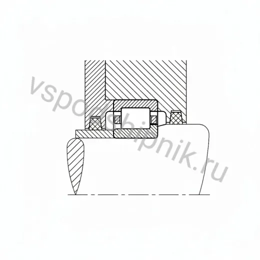Подшипник роликовый NJ2308-E-XL-TVP2 FAG
