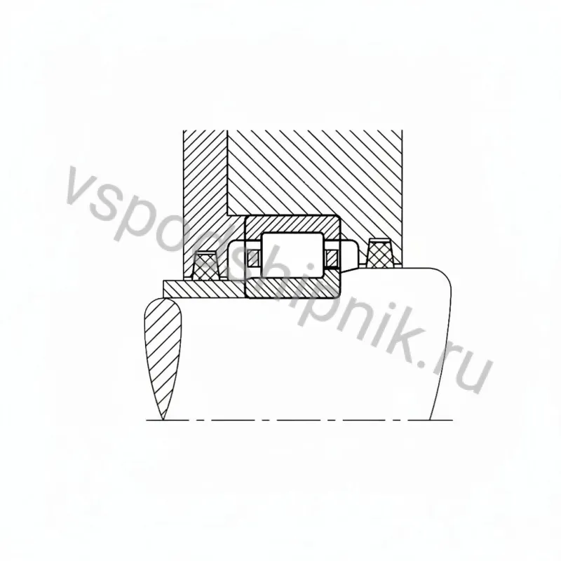 Подшипник роликовый NJ2308-E-XL-TVP2 FAG 360