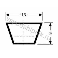Ремень клиновой A 59 Li=1500 мм, Ld=1530 мм SWR