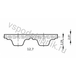Ремень 1500 H, L=3810 мм ширина 19 мм CSHBELT