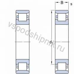 Подшипник роликовый FBC 1032924 КМ
