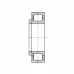 Подшипник роликовый NJ2230-E-XL-M1 + HJ2230-E INA