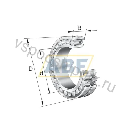 Подшипник роликовый сферический 23122-E1A-XL-M>A FAG