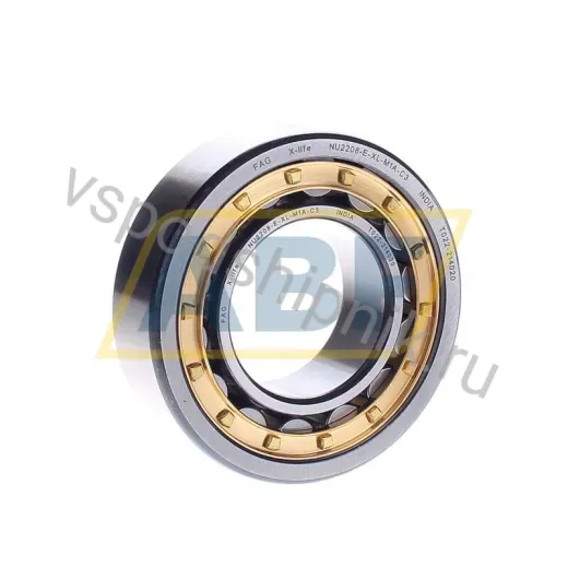 Подшипник роликовый цилиндрический однорядный NU2208-E-XL-M1A-C3 FAG