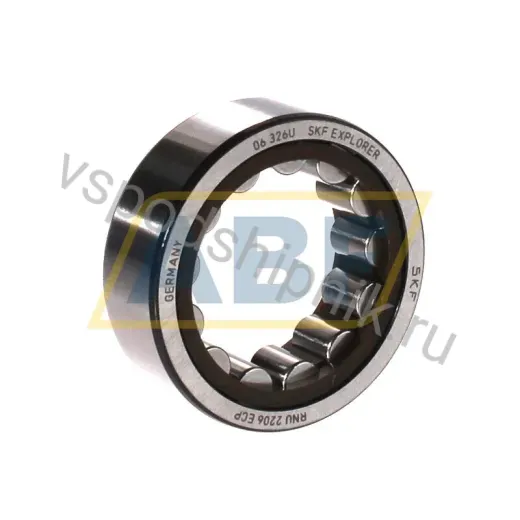 Подшипник роликовый цилиндрический однорядный RNU2206ECP SKF 38.5×62×20 мм