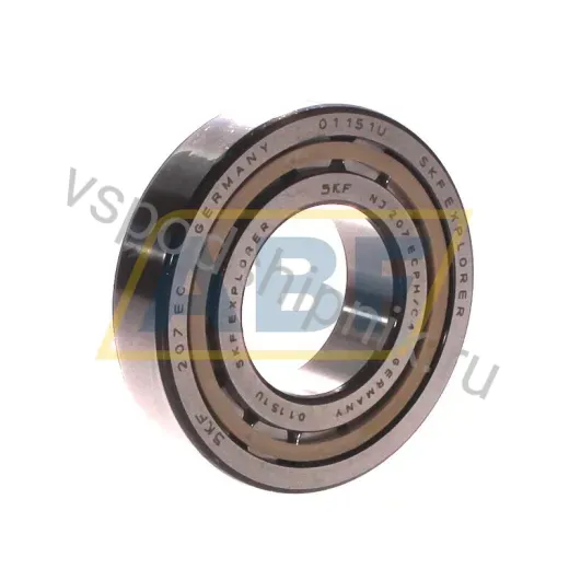 Подшипник роликовый цилиндрический однорядный NJ207ECPH/C4 SKF