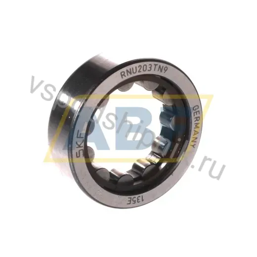 Подшипник роликовый цилиндрический однорядный RNU203TN9 SKF 22.9×40×12 мм