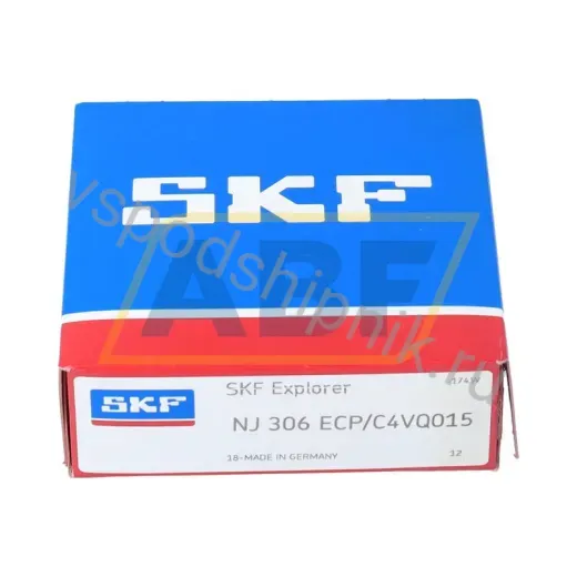 Подшипник роликовый цилиндрический однорядный NJ306ECP/C4VQ015 SKF