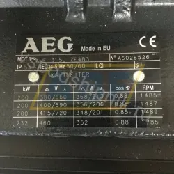 Электродвигатель AME315LZE4B3 AEG, 200 кВт