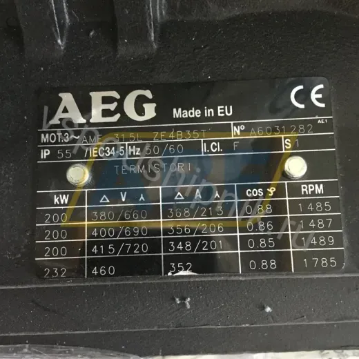 Электродвигатель AME315LZE4B35T AEG, 200 кВт