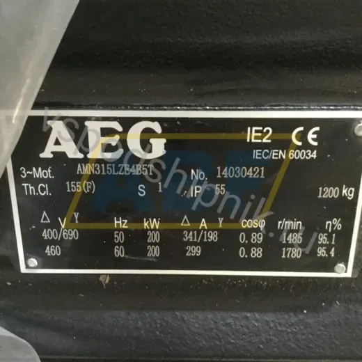 Электродвигатель AMN315LZE4B5T AEG, 200 кВт