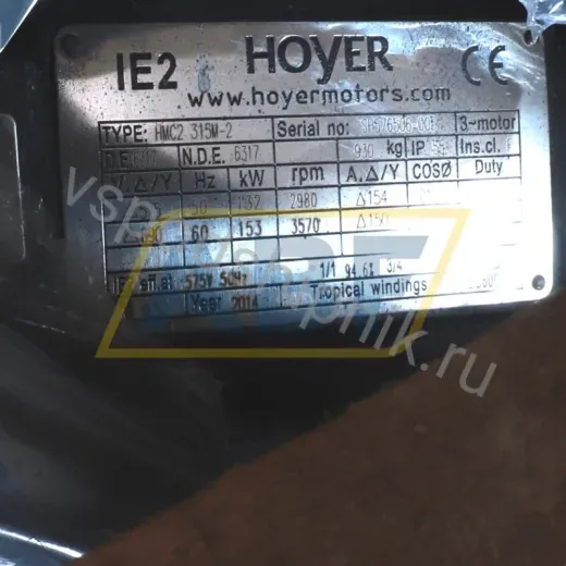 Электродвигатель HMC2-315M-2-B3 Hoyer