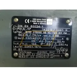 Электродвигатель S11P315MX6B3 VEM, 110 кВт