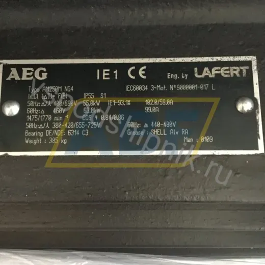 Электродвигатель AM250MNG4B5 AEG, 55 кВт