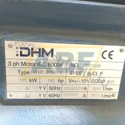 Электродвигатель DHMH315M2B5 DHM, 132 кВт
