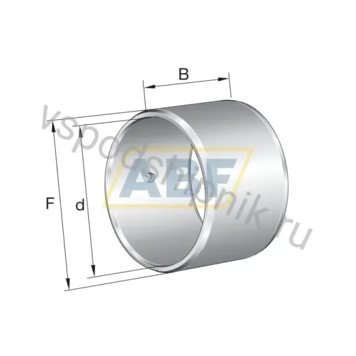 Сепаратор с игольчатыми роликами IR8X12X10-IS1 INA 8×12×10 мм