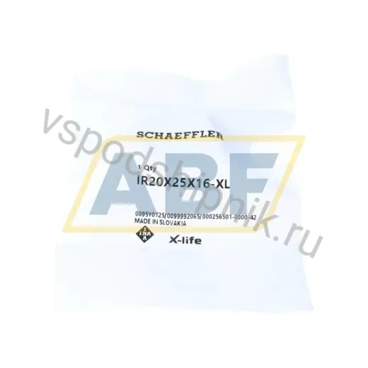 Сепаратор с игольчатыми роликами IR20X25X16-XL INA