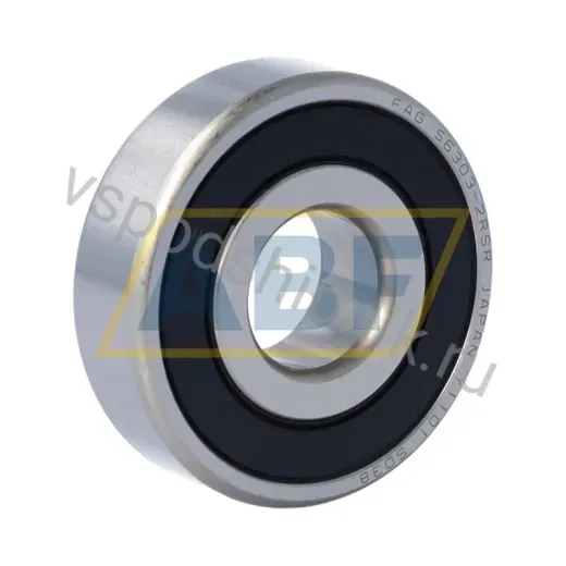 Подшипник шариковый из нержавеющей стали S6303-2RSR-HLC FAG 17×47×14 мм