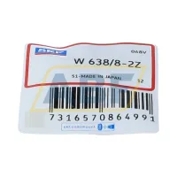 Подшипник шариковый из нержавеющей стали W638/8-2Z SKF