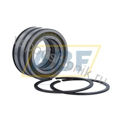 Подшипник роликовый цилиндрический двухрядный SL045011-PP-2NR INA 55×90×46 мм