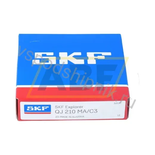 Подшипник шариковый с четырёхточечным контактом QJ210MA/C3 SKF 50×90×20 мм