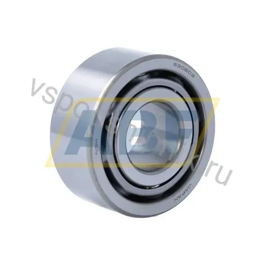Подшипник шариковый радиально-упорный двухрядный 5306C3 NSK 30×72×30.2 мм