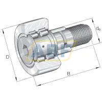 Ролик опорный на оси PWKRE52.2RS INA