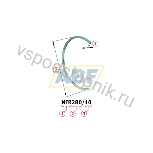 Комплектующие корпуса подшипника NFR600/10 FAG