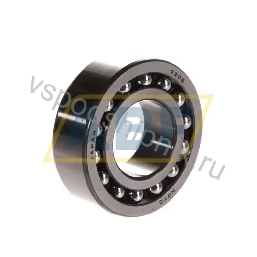 Подшипник шариковый самоустанавливающийся двухрядный 2206KMG Koyo (JTEKT)