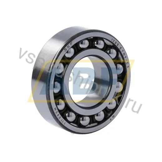Подшипник шариковый самоустанавливающийся двухрядный 1205ETN9/C3 SKF 25×52×15 мм
