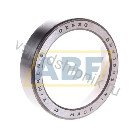 Наружное кольцо конического роликоподшипника 02420 Timken 68.26×17.46 мм