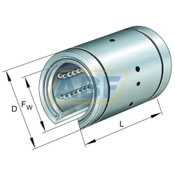 Подшипник линейный шариковый KBO2045PP AS INA