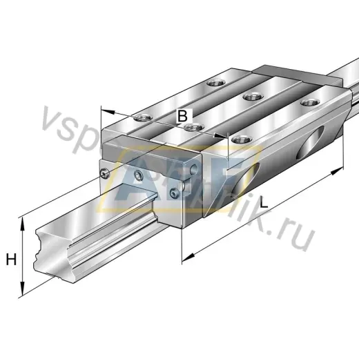 Модуль линейного подшипника скольжения KWVE25-B-NL-G4-V0 INA