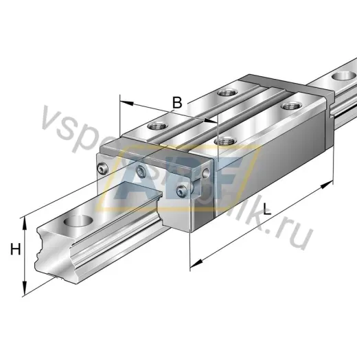 Модуль линейного подшипника скольжения KWVE25-B-SN-V2-G2 INA