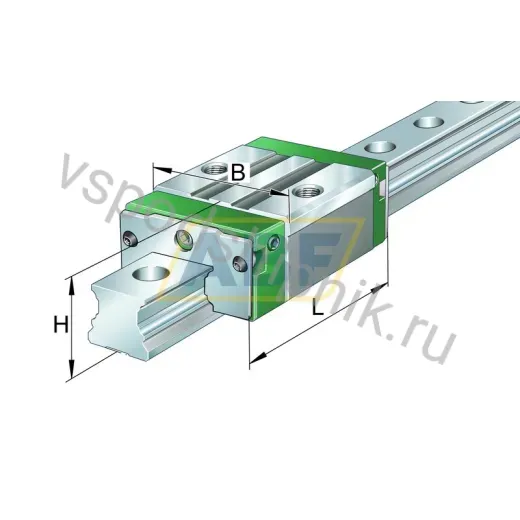 Модуль линейного подшипника скольжения KWVE45-B-ESC-V2-G4 INA