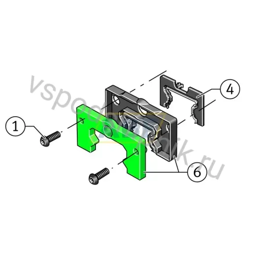 Деталь линейного подшипника KIT.KWVE20-B-OS-3000 INA