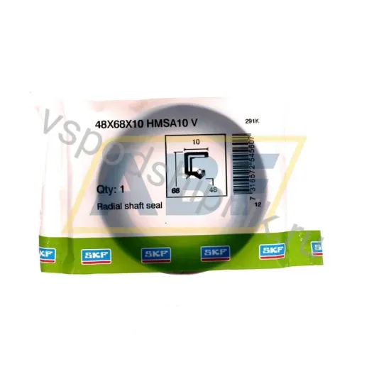 Манжета резиновая двухкромочная с пружиной 48X68X10HMSA10V SKF