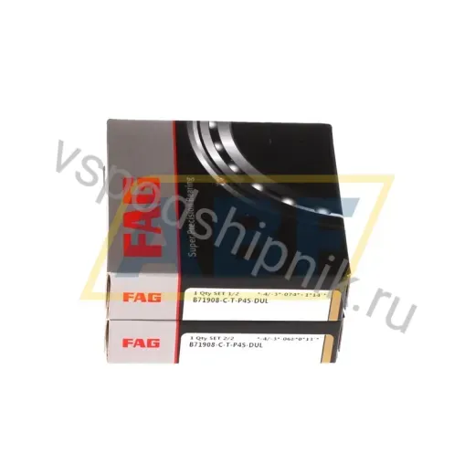 Подшипник шариковый радиально-упорный однорядный B71908-C-T-P4S-DUL FAG 40×62×24 мм