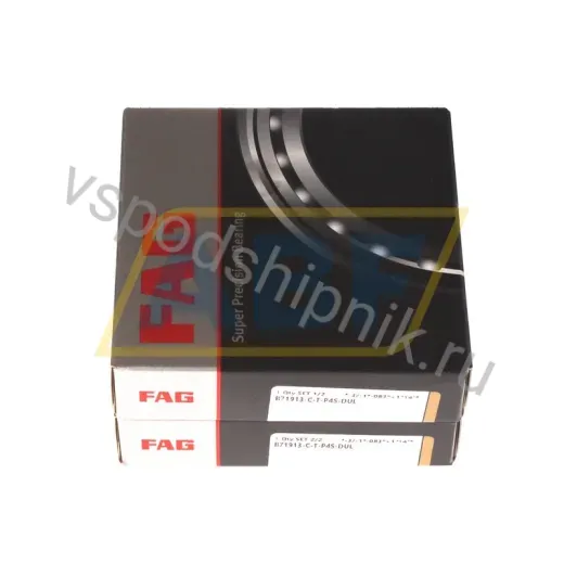 Подшипник шариковый радиально-упорный однорядный B71913-C-T-P4S-DUL FAG 65×90×26 мм