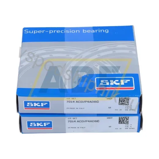 Подшипник шариковый радиально-упорный однорядный 7014ACD/P4ADBC SKF 70×110×40 мм