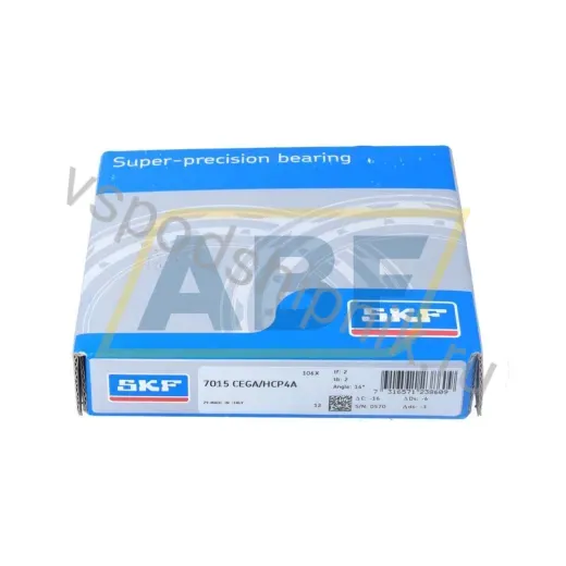 Подшипник шариковый радиально-упорный однорядный 7015CEGA/HCP4A SKF 75×115×20 мм