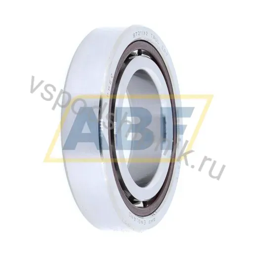Подшипник шариковый радиально-упорный однорядный B7211X2 TA UL EP7 RHP 55×100×21 мм