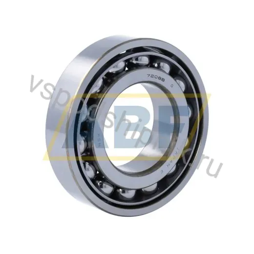 Подшипник шариковый радиально-упорный однорядный 7208BWG NSK 40×80×18 мм
