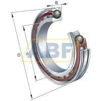 Подшипник шариковый радиально-упорный однорядный HCM71914-EDLR-T-P4S-UL-XL FAG