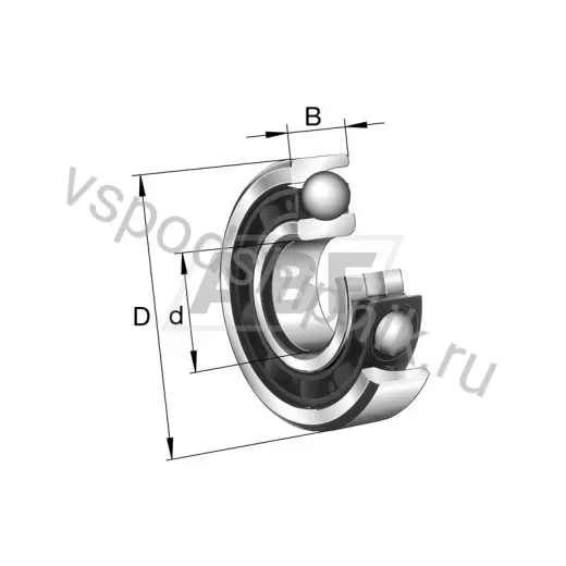 Подшипник шариковый радиально-упорный однорядный HCRS71914-D-T-P4S-UL FAG