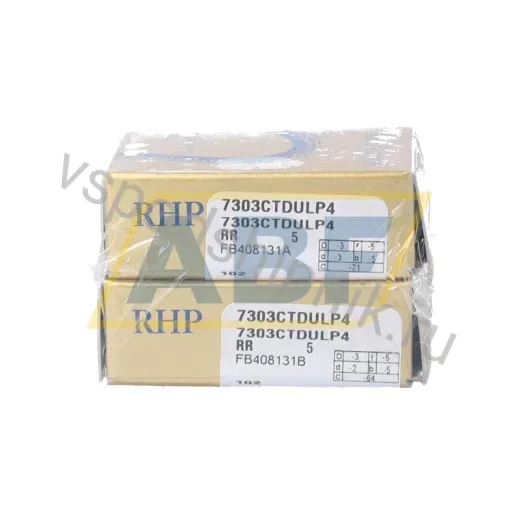 Подшипник шариковый радиально-упорный однорядный 7303CTDULP4 RHP
